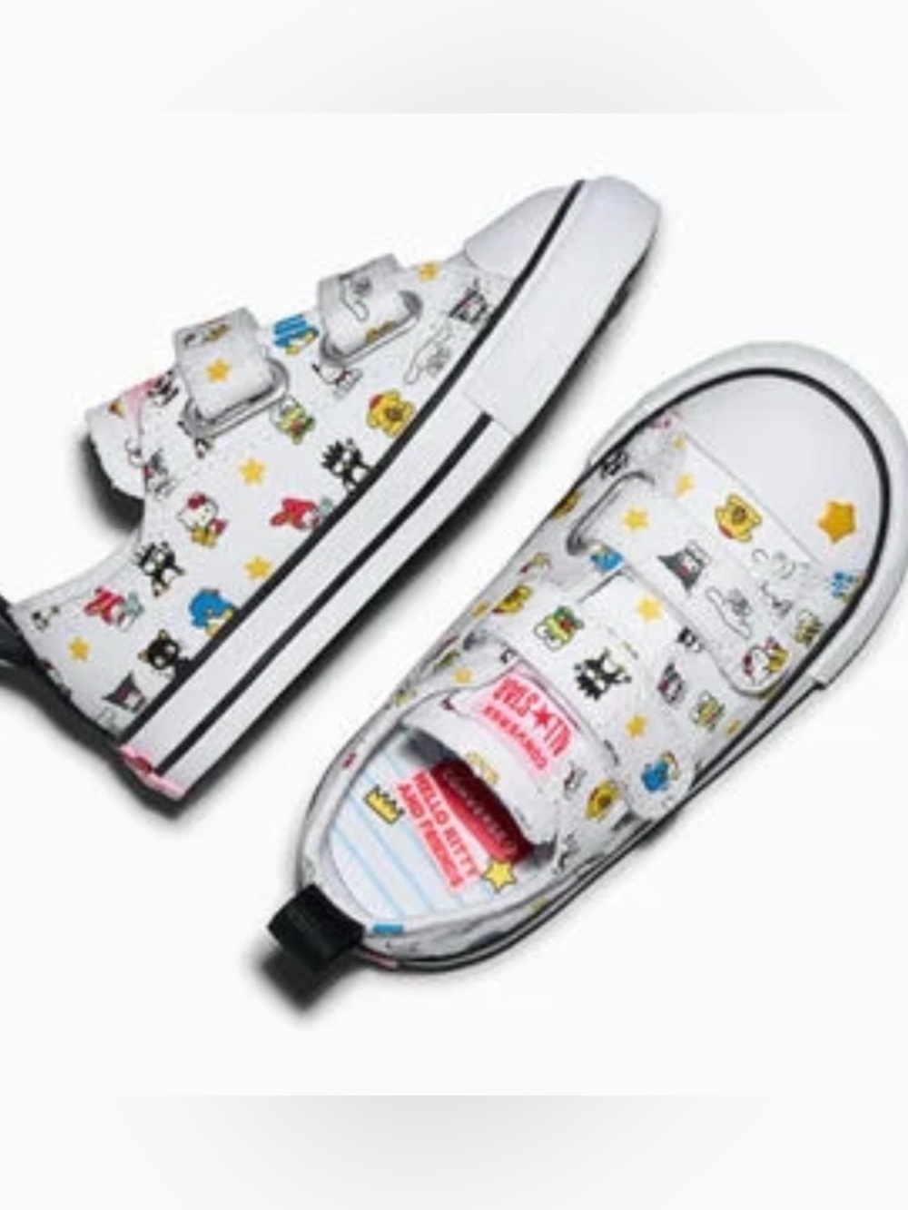 Kids Converse X Hello Kitty and Friends. Size 10